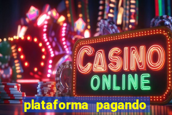 plataforma pagando no cadastro